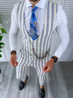 Compleu barbati  Vesta + Pantaloni B4127 E* 100b-4